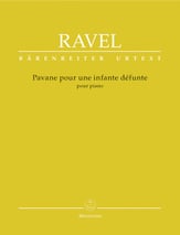 Pavane Pour Une Infante Defunte piano sheet music cover